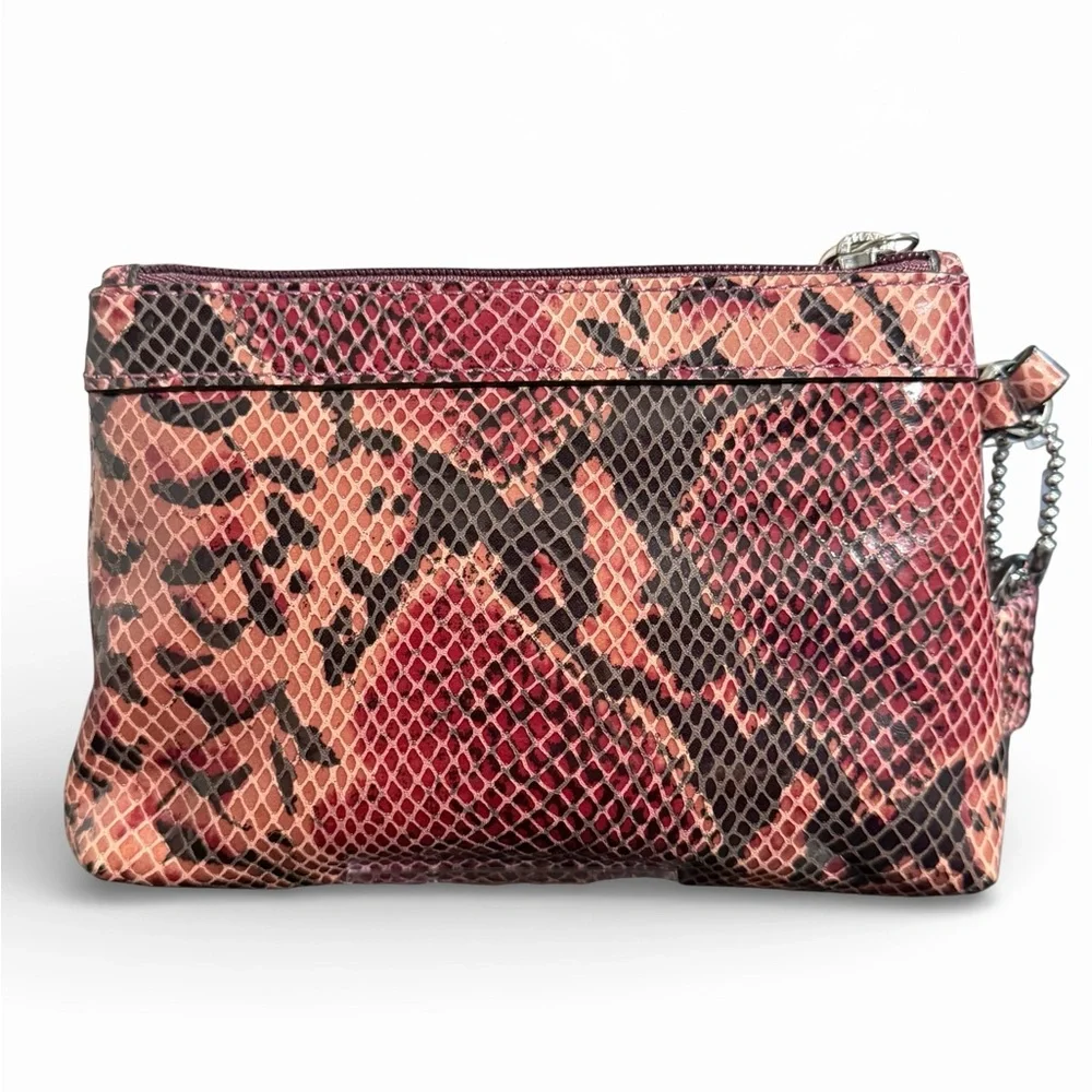 Coach Soho Embossed Python Wristlet - Picture 3 of 6